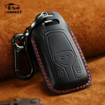 Dandkey Genuine Leather Car Styling Key Cover Case For Audi A4 B9 Q7 4m TT 8S 2016 2017 Key Rings Auto Accessories Keychain
Dandkey Genuine Leather Car Styling Key Cover Case For Audi A4 B9 Q7 4m TT 8S 2016 2017 Key Rings Auto Accessories Keychain