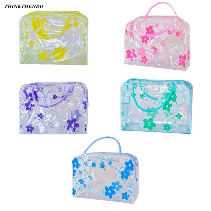 THINKTHENDO 2019 Clear Toiletry Bag Floral Travel Makeup Bags for Women Girls Waterproof PVC Organizer New Fashion
THINKTHENDO 2019 Clear Toiletry Bag Floral Travel Makeup Bags for Women Girls Waterproof PVC Organizer New Fashion
