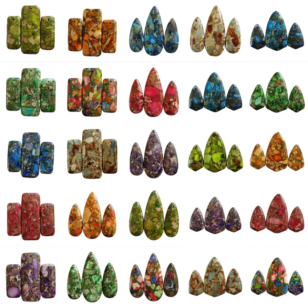 Free Shipping!(3 pieces/lot) Rainbow Sea Sediment Jaspers & Pyrite Pendant Bead set
Free Shipping!(3 pieces/lot) Rainbow Sea Sediment Jaspers & Pyrite Pendant Bead set