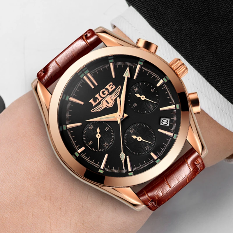 Mens Watches LIGE Top Brand Luxury Men's Military Waterproof Sports Watch Men's Fashion Business Quartz Watch Relogio Masculino
Mens Watches LIGE Top Brand Luxury Men's Military Waterproof Sports Watch Men's Fashion Business Quartz Watch Relogio Masculino
