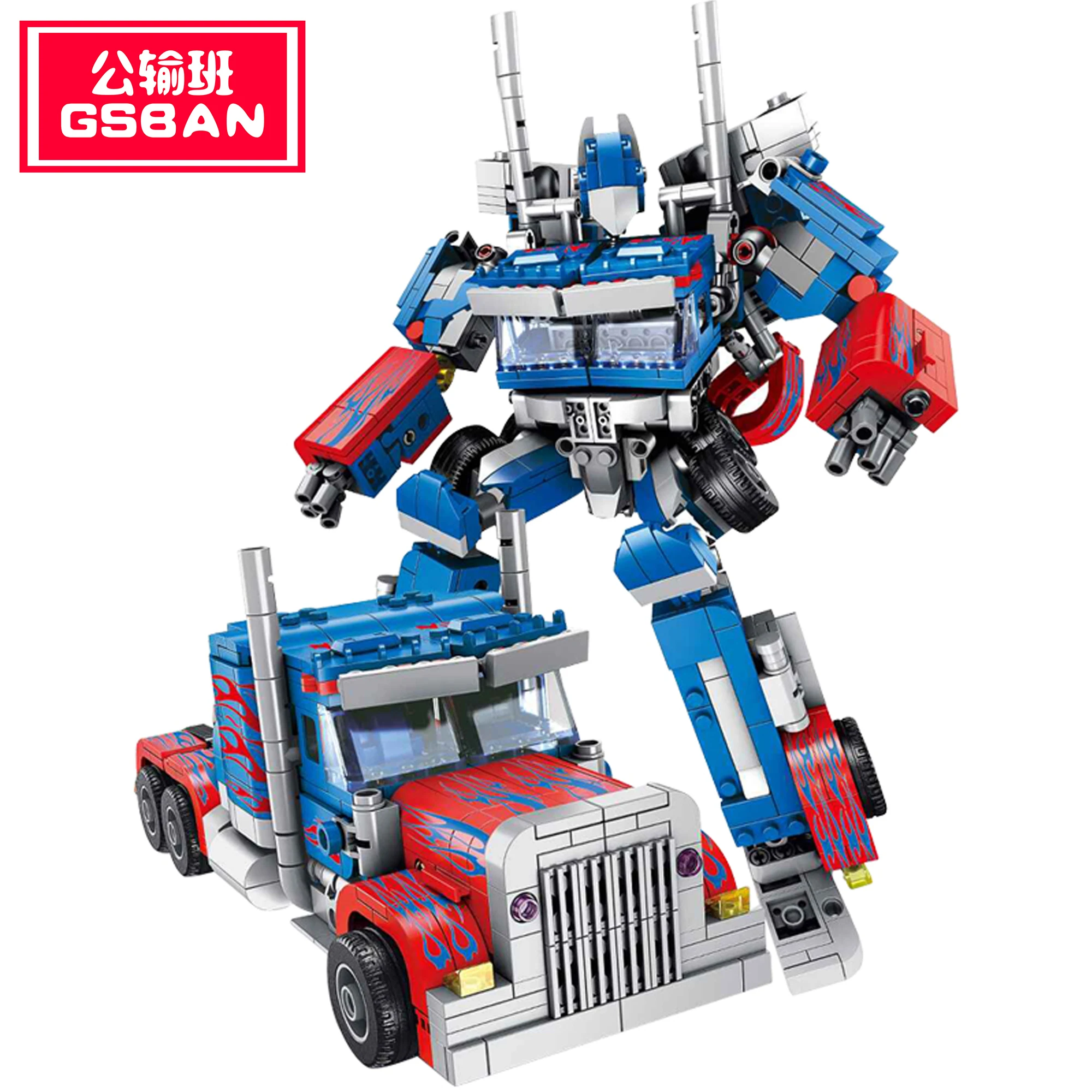 Transformation Robots Optimus Prime Compatible Bricks Technic Car Truck Robot Creators Model Building Blocks Toys For Children
Transformation Robots Optimus Prime Compatible Bricks Technic Car Truck Robot Creators Model Building Blocks Toys For Children