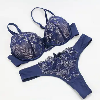 Liva Girl Deep V Sexy Plus Size Push Up Bra Set Floral Embroidery Lace Women Underwear Set Bra And Panties
Liva Girl Deep V Sexy Plus Size Push Up Bra Set Floral Embroidery Lace Women Underwear Set Bra And Panties