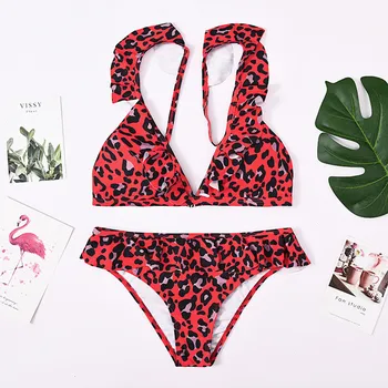 New Multicolor Print Women Two Pieces Bathing Suits Top Ruffled With High Waisted Bottom Bikini Set Bikini Mujer
New Multicolor Print Women Two Pieces Bathing Suits Top Ruffled With High Waisted Bottom Bikini Set Bikini Mujer