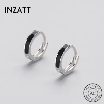 INZATT Geometric Black Enamel Round Hoop Earrings 2018 For Women Birthday Party Fashion Real 925 Sterling Silver Fine Jewelry
INZATT Geometric Black Enamel Round Hoop Earrings 2018 For Women Birthday Party Fashion Real 925 Sterling Silver Fine Jewelry