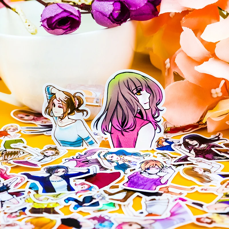 38pcs Creative Cute Self-made Dancer Girls Scrapbooking Cartoon Paper Stickers/Waterproof Stationery Diy Print Stickers Kawaii
38pcs Creative Cute Self-made Dancer Girls Scrapbooking Cartoon Paper Stickers/Waterproof Stationery Diy Print Stickers Kawaii