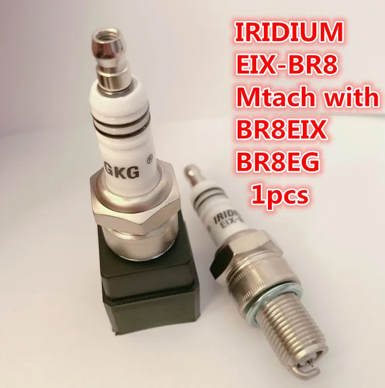 HOT GKG Iridiuum Spark Plug EIX-BR8 1pcs FOR BR8ES BR8EIX BR8EG BR8ECS BR8ES-11 IW01-24 IW24 W24ESR WR4CC WR4CP F8RC RN2C RN3C
HOT GKG Iridiuum Spark Plug EIX-BR8 1pcs FOR BR8ES BR8EIX BR8EG BR8ECS BR8ES-11 IW01-24 IW24 W24ESR WR4CC WR4CP F8RC RN2C RN3C