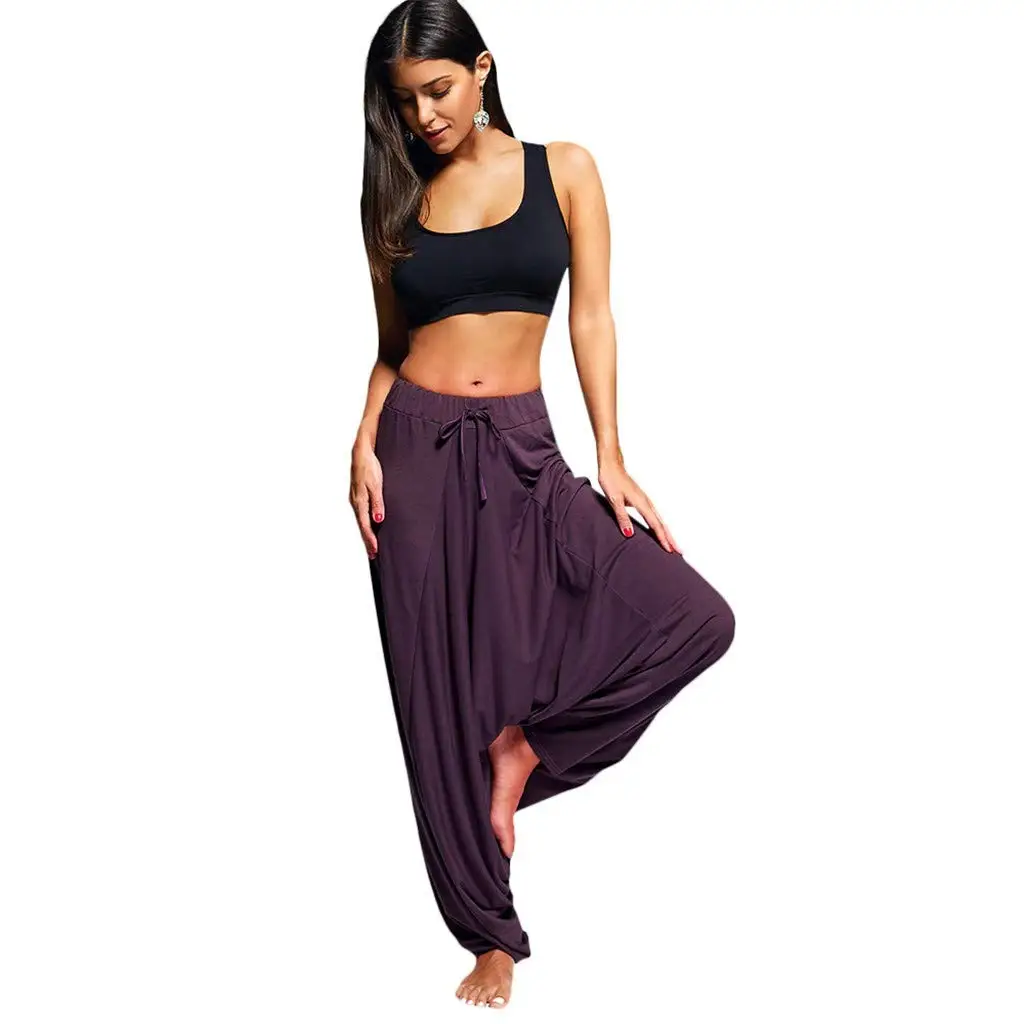 10 pieces Women Solid Color Plus Size Harem Pants Yoga Hanging Pants Ladies Casual Loose Lace-Up Trousers
10 pieces Women Solid Color Plus Size Harem Pants Yoga Hanging Pants Ladies Casual Loose Lace-Up Trousers