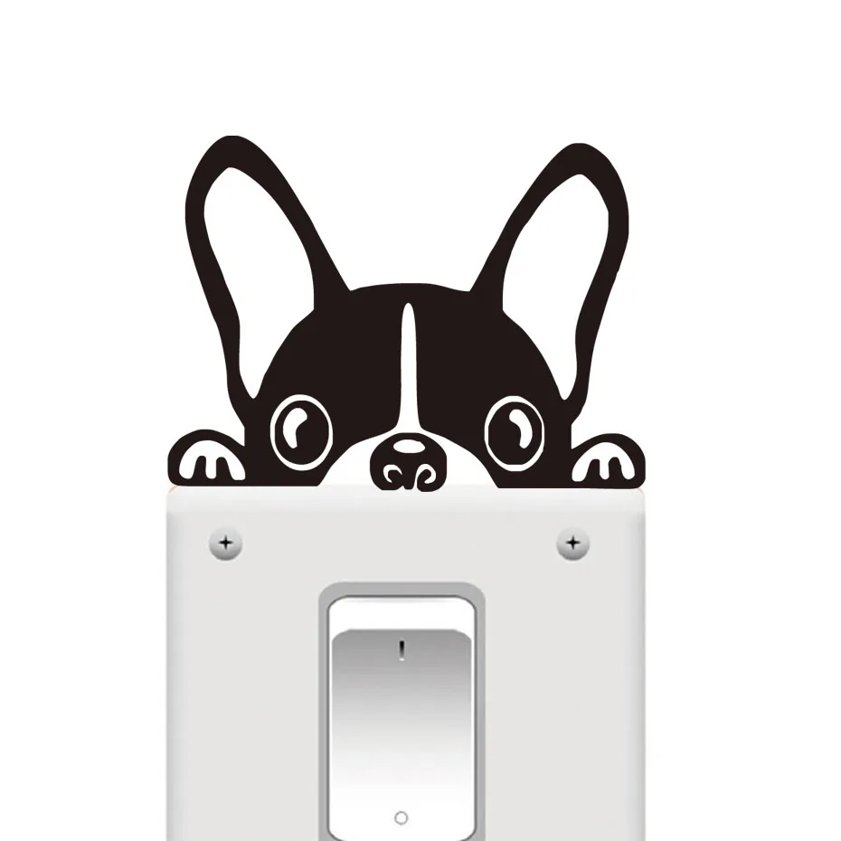 DCTOP Funny French BULLDOG Light Switch Sticker Animal Waterproof Wall Art Decal Vinyl Stickers Bathroom Bedroom Home Decor
DCTOP Funny French BULLDOG Light Switch Sticker Animal Waterproof Wall Art Decal Vinyl Stickers Bathroom Bedroom Home Decor
