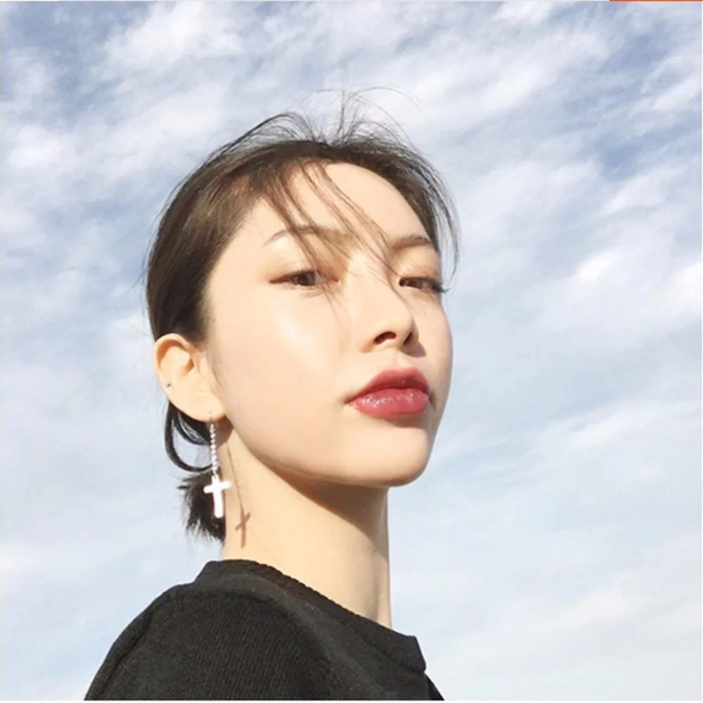Minimalist Cross Pendant Long Drop Earrings long Link Chain Thread Metal Earrings Pendant Woman Crosses Jewelry Christmas Gifts
Minimalist Cross Pendant Long Drop Earrings long Link Chain Thread Metal Earrings Pendant Woman Crosses Jewelry Christmas Gifts