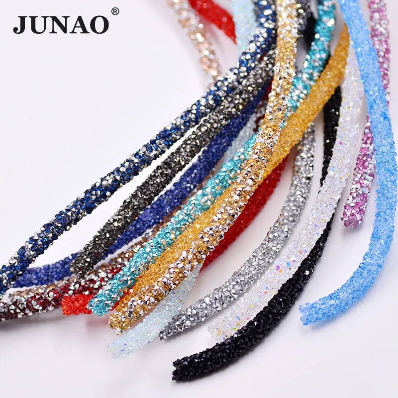 JUNAO 1 Meter Colorful Rhinestones Chain Trim Cord Resin Crystal Applique Strass Ribbon Banding for Bracelet Earring Jewelry
JUNAO 1 Meter Colorful Rhinestones Chain Trim Cord Resin Crystal Applique Strass Ribbon Banding for Bracelet Earring Jewelry