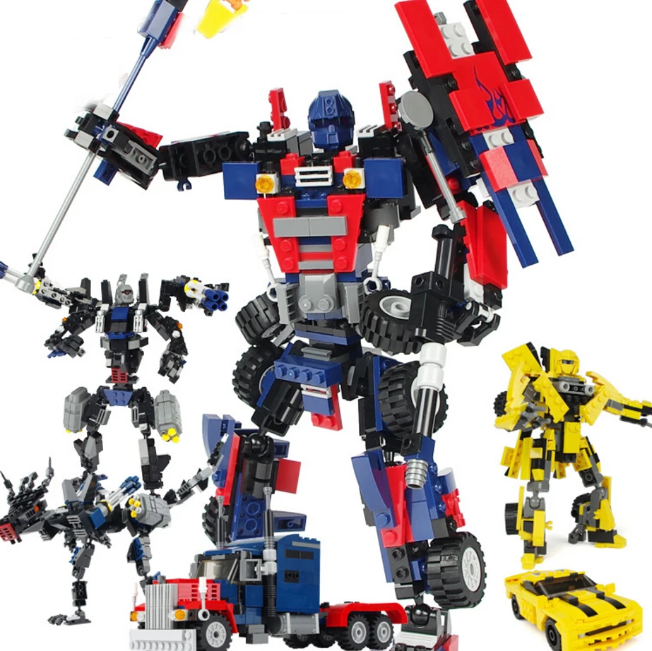 Hot movie super transformation robot building block Muscle car truck dinosaur Tyrannosaurus Rex toys legoeinglys bricks gifts
Hot movie super transformation robot building block Muscle car truck dinosaur Tyrannosaurus Rex toys legoeinglys bricks gifts