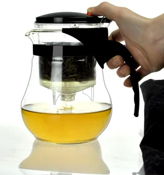 1PC Glass Kungfu Teaset Press AUTO-OPEN Art tea Cup Teapot with Infuser elegant style tea sets infuser de cha JO 1059
1PC Glass Kungfu Teaset Press AUTO-OPEN Art tea Cup Teapot with Infuser elegant style tea sets infuser de cha JO 1059