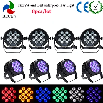 8pcs/lot RGBWA UV 6in1 12x18W Led Par Light Flat LED Par Professional Stage lighting Outdoor use for dj Club Christmas Party
8pcs/lot RGBWA UV 6in1 12x18W Led Par Light Flat LED Par Professional Stage lighting Outdoor use for dj Club Christmas Party