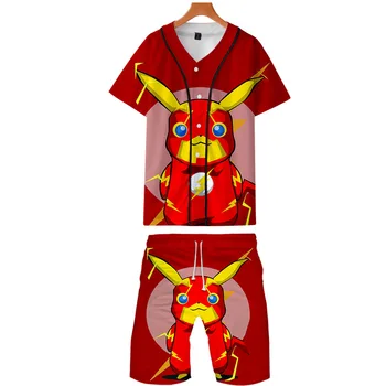 Pokemon 3D Printed Two Piece Set Summer Baseball T-shirts+Casual Shorts Fashion 2019 Trendy Streetwear Clothes
Pokemon 3D Printed Two Piece Set Summer Baseball T-shirts+Casual Shorts Fashion 2019 Trendy Streetwear Clothes