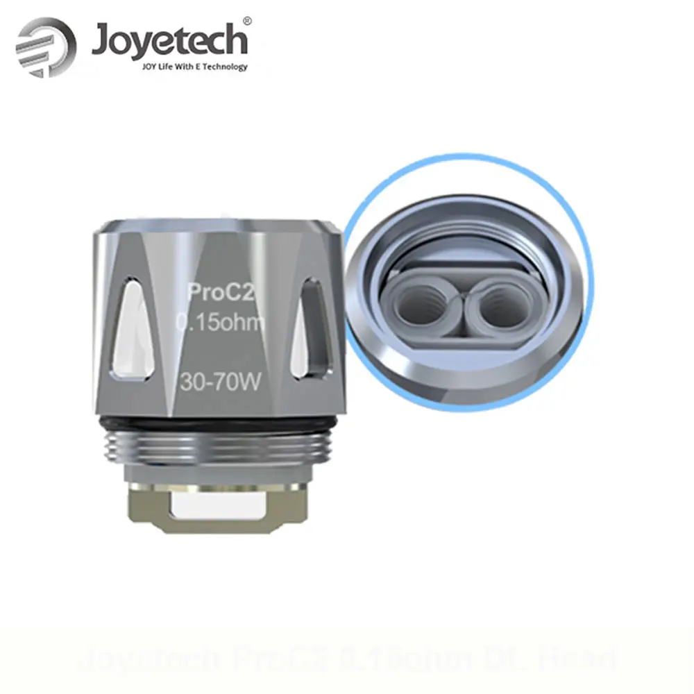 Original Joyetech ProC2 0.15ohm DL Head replacement head PROC 2 coil for ProCore Aries Atomizer
Original Joyetech ProC2 0.15ohm DL Head replacement head PROC 2 coil for ProCore Aries Atomizer