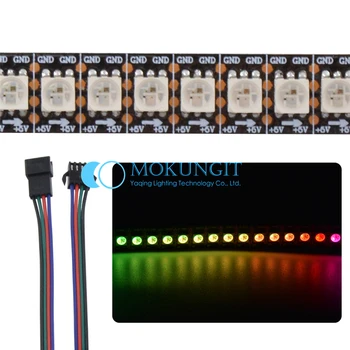 1m LED Strip WS2813 Better than WS2812B dual Signal strip 144LEDs/m DC5V RGB led strip 144 pixels/M Black/White PCB Addressable
1m LED Strip WS2813 Better than WS2812B dual Signal strip 144LEDs/m DC5V RGB led strip 144 pixels/M Black/White PCB Addressable