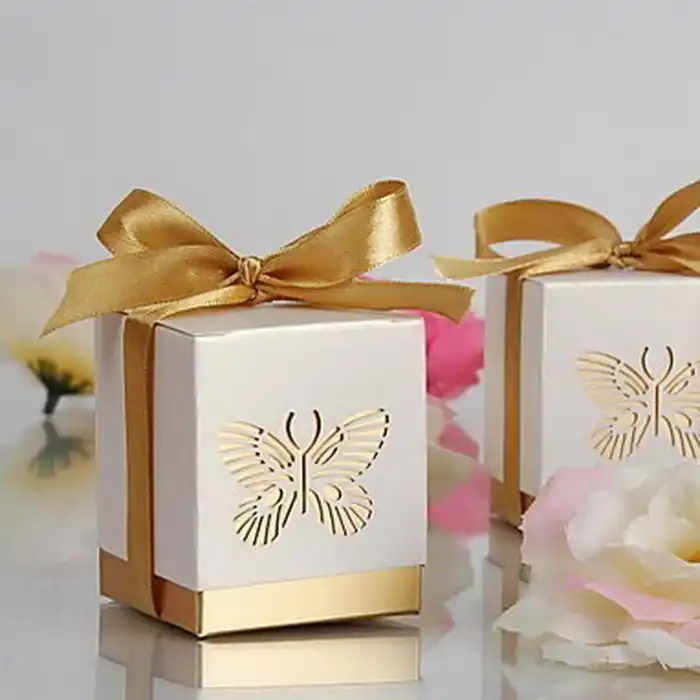 sale wedding favor box laser-cut butterfly favor box boxes gift