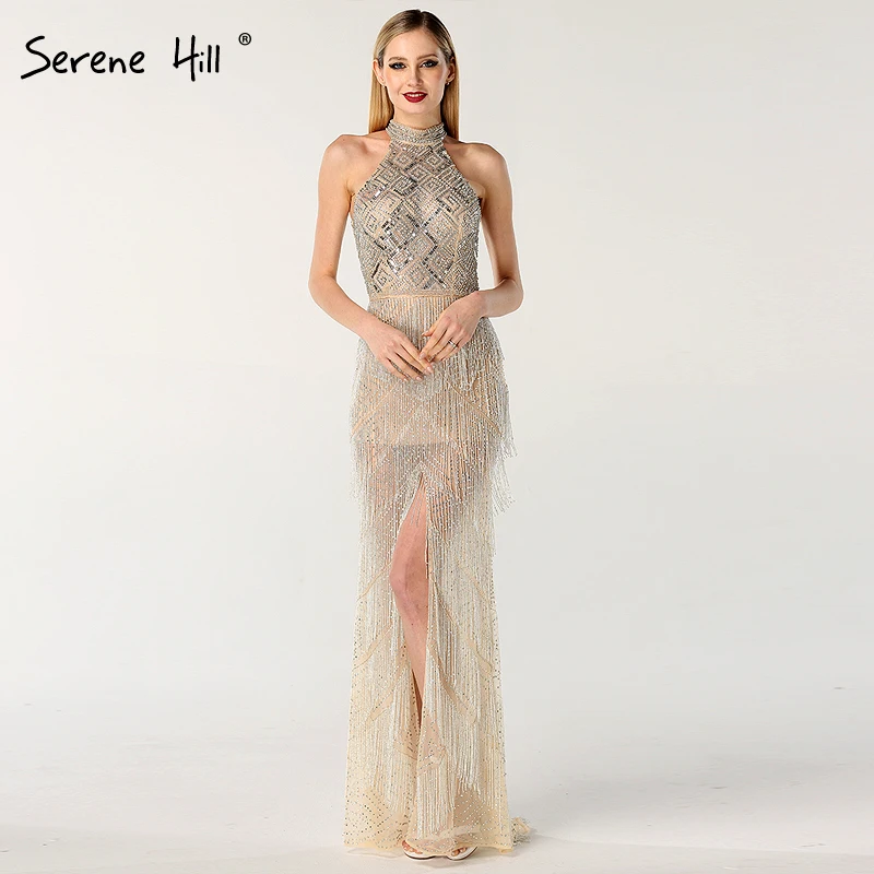 Dubai Sleeveless Mermaid Tassel Beading Evening Dresses 2019 Latest Design Sexy Evening Gowns Serene Hill LA60776
Dubai Sleeveless Mermaid Tassel Beading Evening Dresses 2019 Latest Design Sexy Evening Gowns Serene Hill LA60776