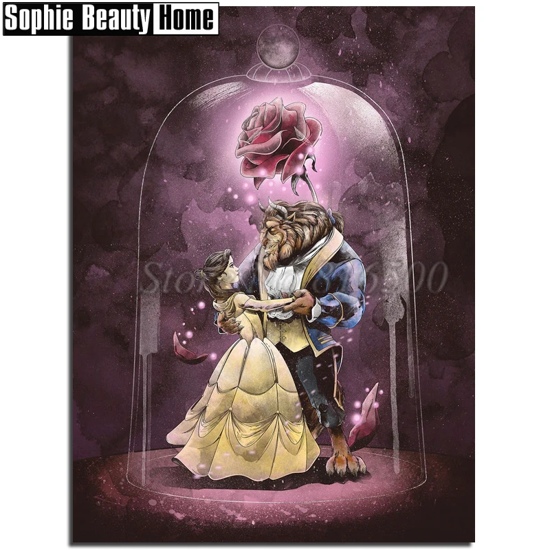 Full 5D DIY Diamond Painting Cross Stitch Beauty&Beast Diamond Embroidery Cartoon Pattern Diamond Mosaic Needlework Gift 195033
Full 5D DIY Diamond Painting Cross Stitch Beauty&Beast Diamond Embroidery Cartoon Pattern Diamond Mosaic Needlework Gift 195033