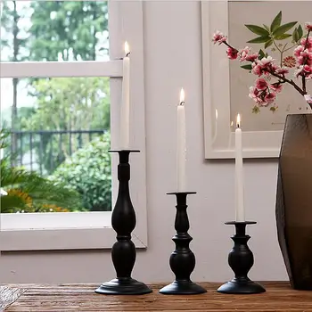 Quality Black Candle Holder Metal White Candlestick Lantern Iron Candle Stand Candelabra Centerpieces Wedding Decoration Mariage
Quality Black Candle Holder Metal White Candlestick Lantern Iron Candle Stand Candelabra Centerpieces Wedding Decoration Mariage