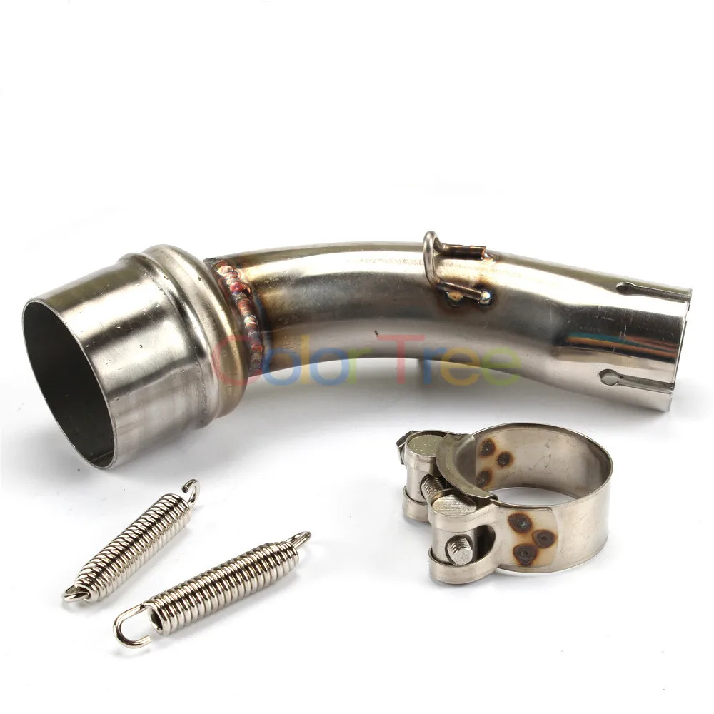 Motorcycle Muffler Mid Pipe Mid Link Connect Modified Pipe Tube Stainless steel For YAMAHA R25/R3 2015-2018
Motorcycle Muffler Mid Pipe Mid Link Connect Modified Pipe Tube Stainless steel For YAMAHA R25/R3 2015-2018