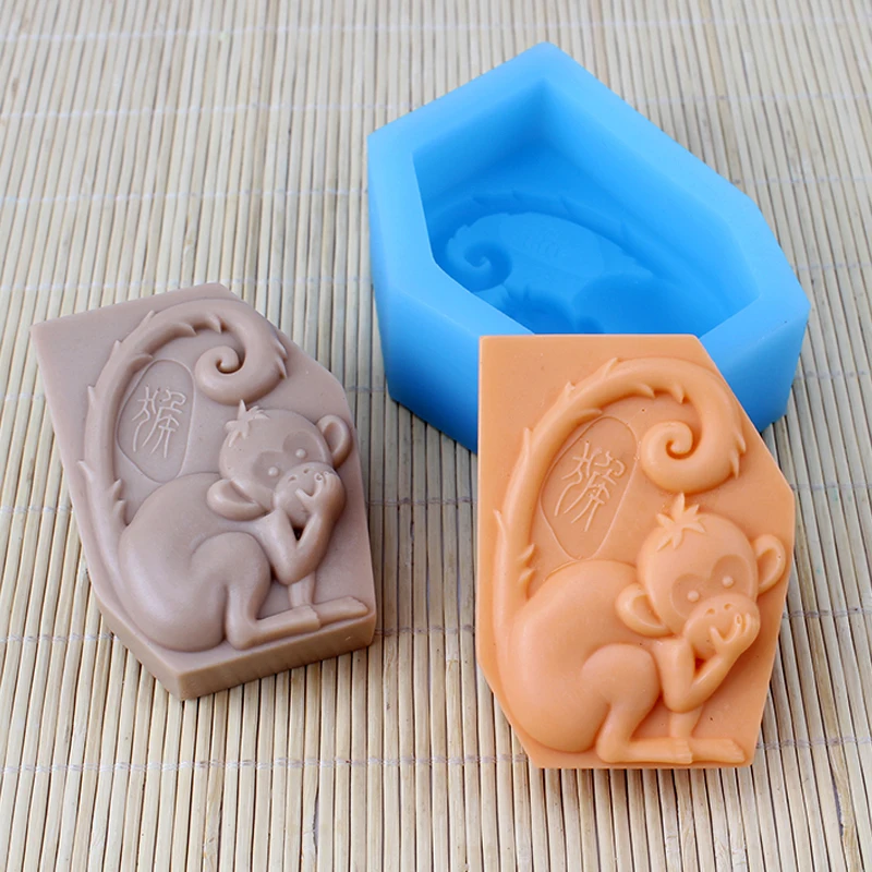 Nicole Silicone Soap Molds Embossed Monkey Shape DIY Handmade Chocolate Candy Making Cute Fun Mold
Nicole Silicone Soap Molds Embossed Monkey Shape DIY Handmade Chocolate Candy Making Cute Fun Mold