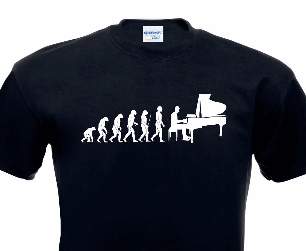 2019 Latest Men T Shirt Fashion Mens Tee Shirts evolution T-Shirt Pianist Piano Klavier Instrument Hobby Komponist Shirts
2019 Latest Men T Shirt Fashion Mens Tee Shirts evolution T-Shirt Pianist Piano Klavier Instrument Hobby Komponist Shirts