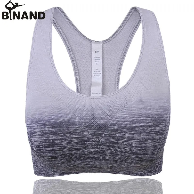 2016 Women Mid Impact Quick Dry Gradient Color Yoga Shirt Wireless Sports Padded Bra
2016 Women Mid Impact Quick Dry Gradient Color Yoga Shirt Wireless Sports Padded Bra