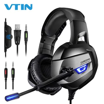 Vtin Wired Gaming Headset USB&3.5mm 7.1 Surround Sound Gaming Headphones With Noise Cancelling Mic For PC/XBOX/PS4/TV/Laptop
Vtin Wired Gaming Headset USB&3.5mm 7.1 Surround Sound Gaming Headphones With Noise Cancelling Mic For PC/XBOX/PS4/TV/Laptop