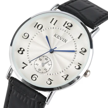 KEVIN Brand Watch Men Women Simple Analog Quartz Wristwatch Black/ White/ Brown PU Leather Stainless Steel Watches Lover's Gift
KEVIN Brand Watch Men Women Simple Analog Quartz Wristwatch Black/ White/ Brown PU Leather Stainless Steel Watches Lover's Gift
