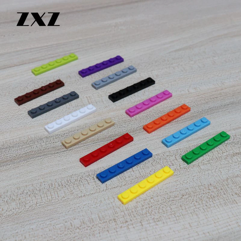 ZXZ 50pcs/lot Plate 1x6 Bulk Enlighten Block Bricks Compatible With Legoes Assembles Particles Toys for Children
ZXZ 50pcs/lot Plate 1x6 Bulk Enlighten Block Bricks Compatible With Legoes Assembles Particles Toys for Children