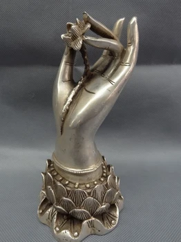 song voge gem S2328 Chinese Silver Buddhism Lotus Kwan-Yin GuanYin Buddha Fo Hand Statue Holder
song voge gem S2328 Chinese Silver Buddhism Lotus Kwan-Yin GuanYin Buddha Fo Hand Statue Holder