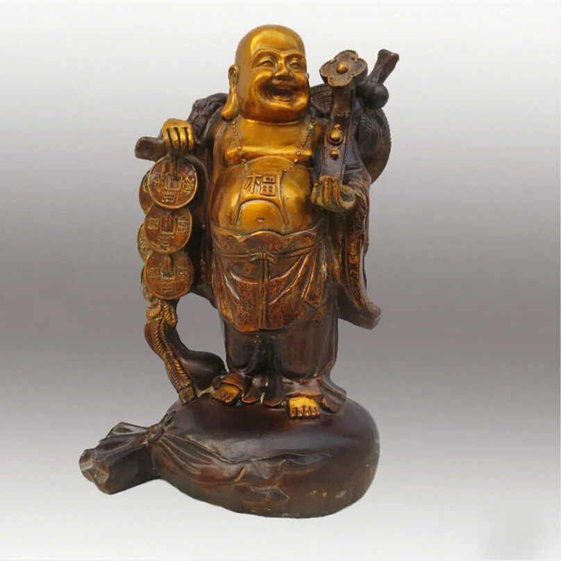 Collectible Chinese Decorated Copper Carved Maitreya Buddha Sculpture/Metal Chinese Buddha Statue
Collectible Chinese Decorated Copper Carved Maitreya Buddha Sculpture/Metal Chinese Buddha Statue