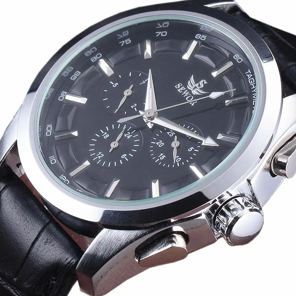 SEWOR Luxury Watch Men Multi Function Military Clock Auto Date Calendar Leather Strap Business Automatic Mechanical Wristwatches
SEWOR Luxury Watch Men Multi Function Military Clock Auto Date Calendar Leather Strap Business Automatic Mechanical Wristwatches