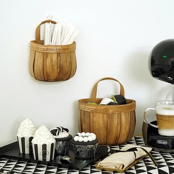 Wooden Basket Tableware Storage Basket Coffee Capsule Storage Dessert Table Food Photography Props Kitchen Storage Container
Wooden Basket Tableware Storage Basket Coffee Capsule Storage Dessert Table Food Photography Props Kitchen Storage Container