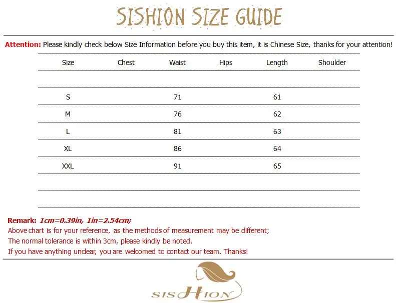 VD0020 SIZE INFOR. UPDATED