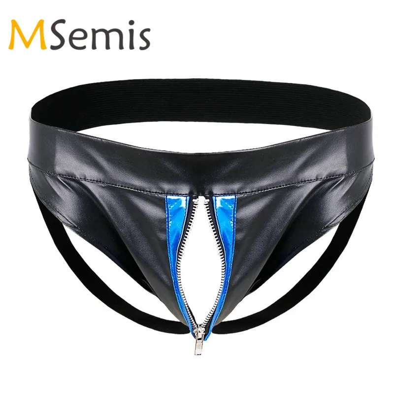 Sexy Mens Lingerie Faux Leather Panties Men Open Butt Zipper Pouch Panties Bikini Briefs Jockstrap Exotic Cuecas Gay Underwear
Sexy Mens Lingerie Faux Leather Panties Men Open Butt Zipper Pouch Panties Bikini Briefs Jockstrap Exotic Cuecas Gay Underwear