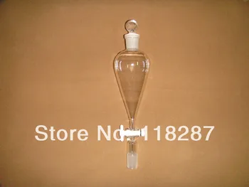 250ml Glass Pyriform separatory funnel,dropping funnel with PTFE stopper,24/29 ground joint
250ml Glass Pyriform separatory funnel,dropping funnel with PTFE stopper,24/29 ground joint