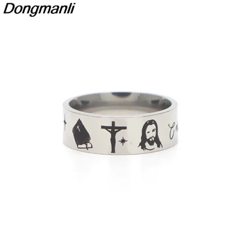20pcs/lot DMLSKY Jesus Bible Rings Jewelry Black Punk Ring for Women and Mens Stainless Steel Ring Couple Rings M2817
20pcs/lot DMLSKY Jesus Bible Rings Jewelry Black Punk Ring for Women and Mens Stainless Steel Ring Couple Rings M2817