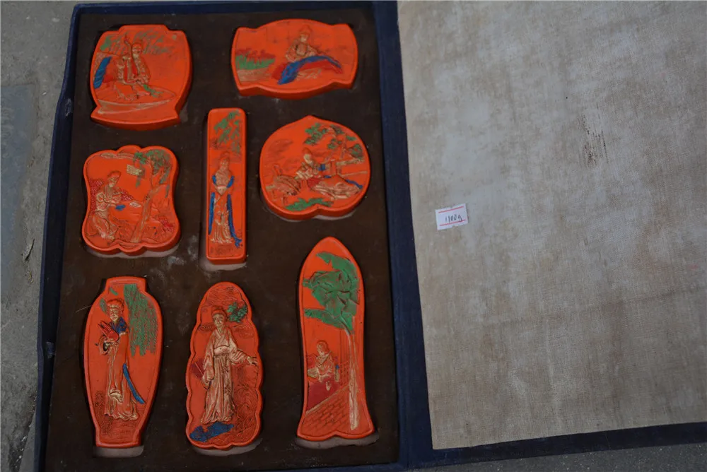 Collectable Old Chinese Cinnabar Ink ingot,MEI NIU TU,best collection&Decoration,free shipping
Collectable Old Chinese Cinnabar Ink ingot,MEI NIU TU,best collection&Decoration,free shipping