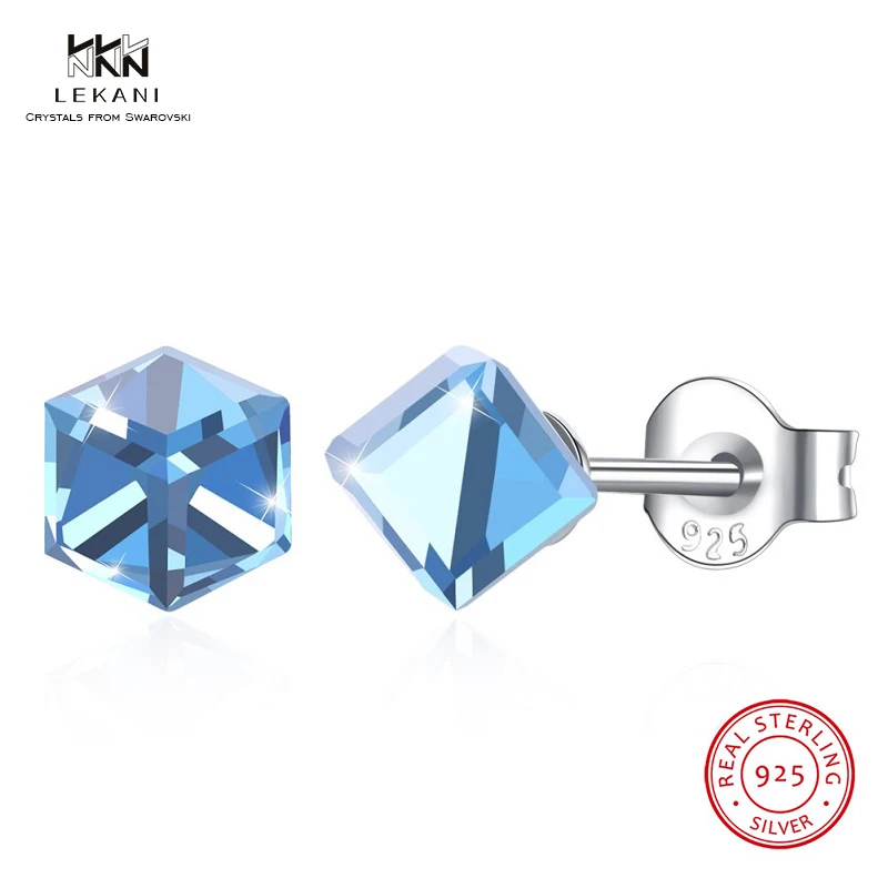 LEKANI Crystals From Swarovski Drop Earring 925 Fashion Square Seven-Color Earrings Candy-Colored Gift Ms. Christmas Gift 2018
LEKANI Crystals From Swarovski Drop Earring 925 Fashion Square Seven-Color Earrings Candy-Colored Gift Ms. Christmas Gift 2018