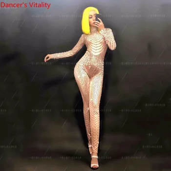 Western Bar Nightclub DS Sexy Diamond Pearl Body Suit Women Lady Female Singer DJ Performance Costume Jazz Pole Dancer Clothes
Western Bar Nightclub DS Sexy Diamond Pearl Body Suit Women Lady Female Singer DJ Performance Costume Jazz Pole Dancer Clothes