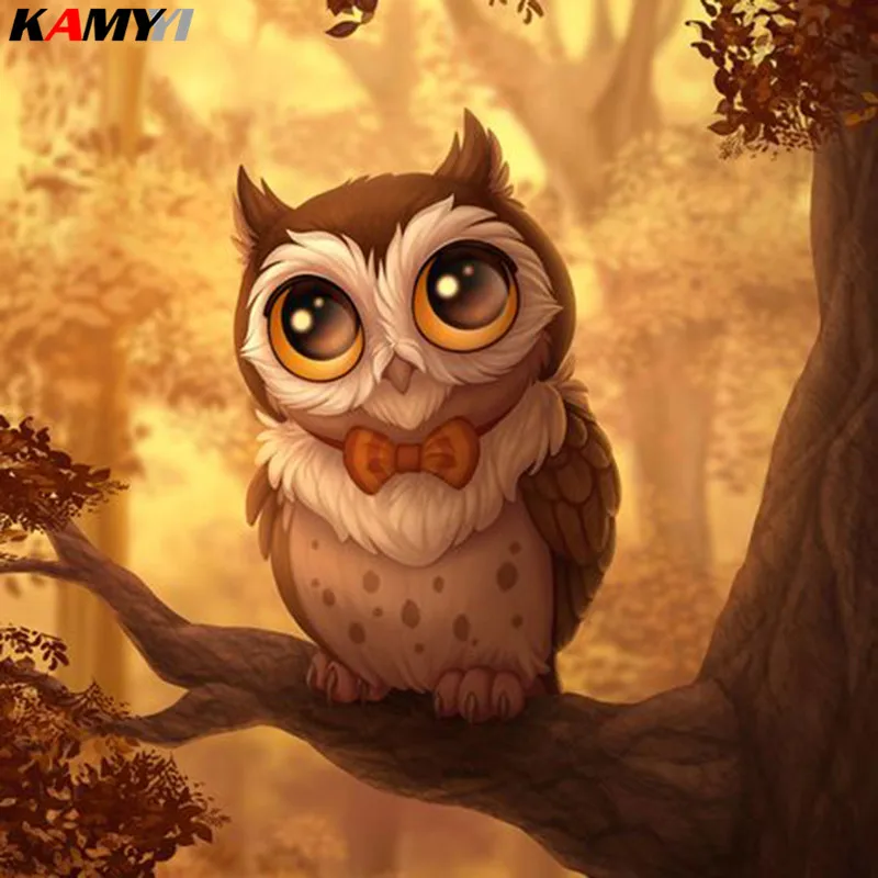 5D diamond embroidery owl diamond painting cross stitch mosaic animal full square / round diamond decoration home DIY XY1
5D diamond embroidery owl diamond painting cross stitch mosaic animal full square / round diamond decoration home DIY XY1