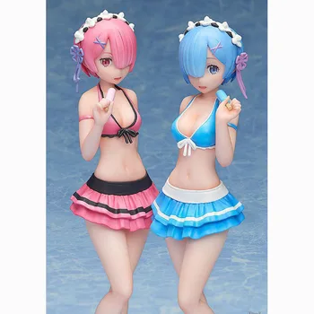 Japanese girl Anime 14cm 2 Styles Re:Life in a different world from zero Rem / Ram Swimsuit Ver. PVC Figure Collection Model Toy
Japanese girl Anime 14cm 2 Styles Re:Life in a different world from zero Rem / Ram Swimsuit Ver. PVC Figure Collection Model Toy