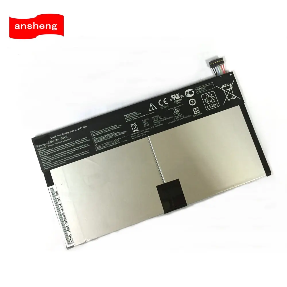 New Original 3.8V 31Wh C12N1320 Battery For ASUS Transformer Book T100T T100TA T101TA T101TA-C1
New Original 3.8V 31Wh C12N1320 Battery For ASUS Transformer Book T100T T100TA T101TA T101TA-C1