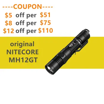 CP NITECORE MH12GT flashlight with Micro-USB charging port using 1*18650 battery 1000 Lumens
CP NITECORE MH12GT flashlight with Micro-USB charging port using 1*18650 battery 1000 Lumens