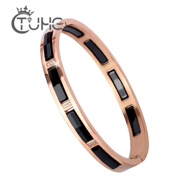 Health Care Ceramic Bracelet Rose Gold Color Full 99.99% Stainless Steel Bracelets & Bangles Export to Korea and Japan
Health Care Ceramic Bracelet Rose Gold Color Full 99.99% Stainless Steel Bracelets & Bangles Export to Korea and Japan