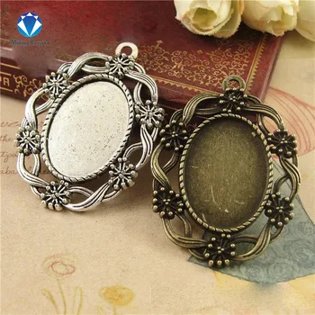 10pcs/lot Antique silver/Antique Bronze Tone Oval filigree Frame Cameo Settings Fit 18*25mm
10pcs/lot Antique silver/Antique Bronze Tone Oval filigree Frame Cameo Settings Fit 18*25mm