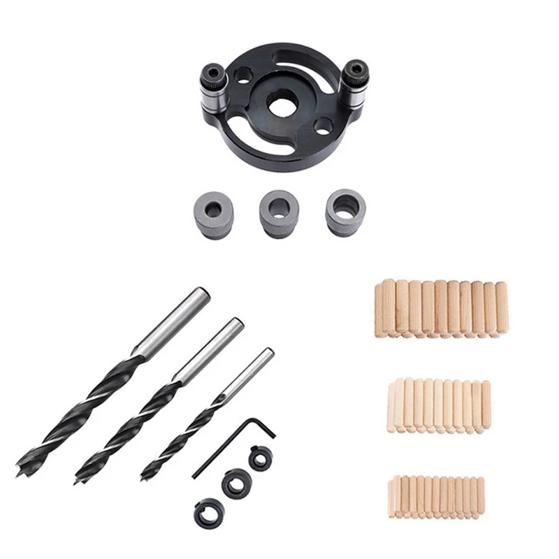 Woodworking Tools Multifunctional Hole Locator Perforated Puncher Dowel Jig Gauge Panel Self Centering Positioning Drilling
Woodworking Tools Multifunctional Hole Locator Perforated Puncher Dowel Jig Gauge Panel Self Centering Positioning Drilling
