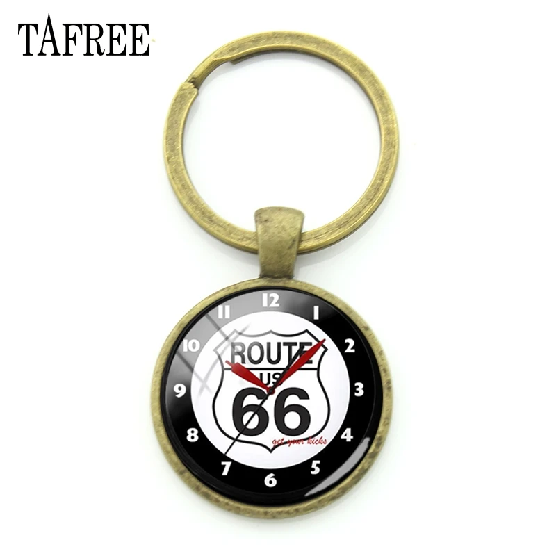 TAFREE Brand Personalized USA Route 66 Route Signs Keychains Round Antique Bronze Plated Glass Cabochon Men Women Jewelry UR43
TAFREE Brand Personalized USA Route 66 Route Signs Keychains Round Antique Bronze Plated Glass Cabochon Men Women Jewelry UR43